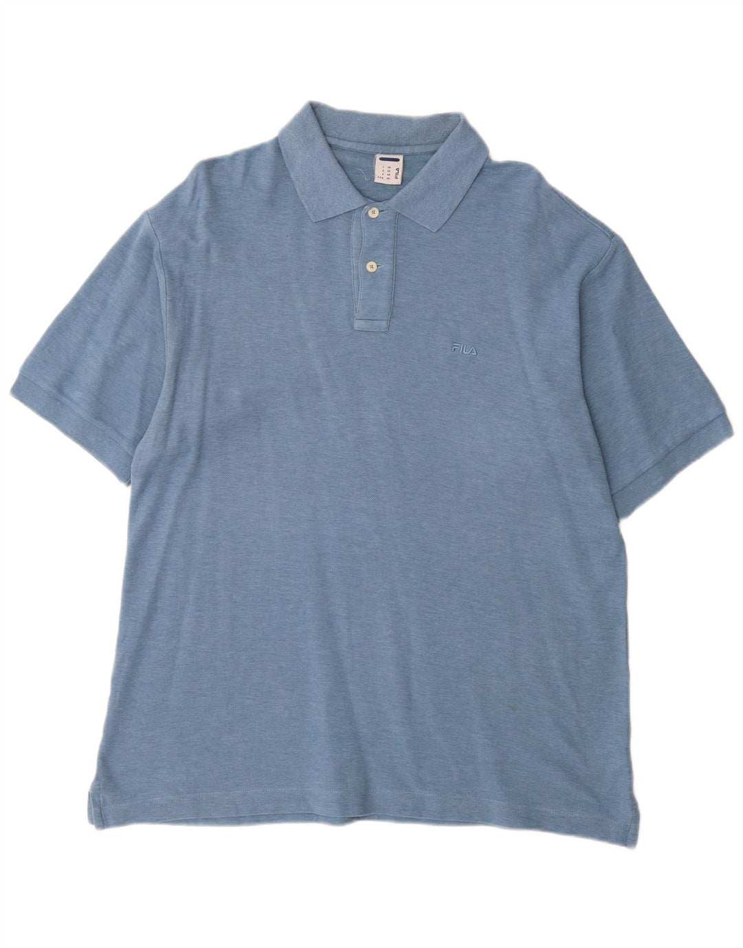 Fila Polo Shirt til mænd IT 52 Stor, blå flækket bomuld