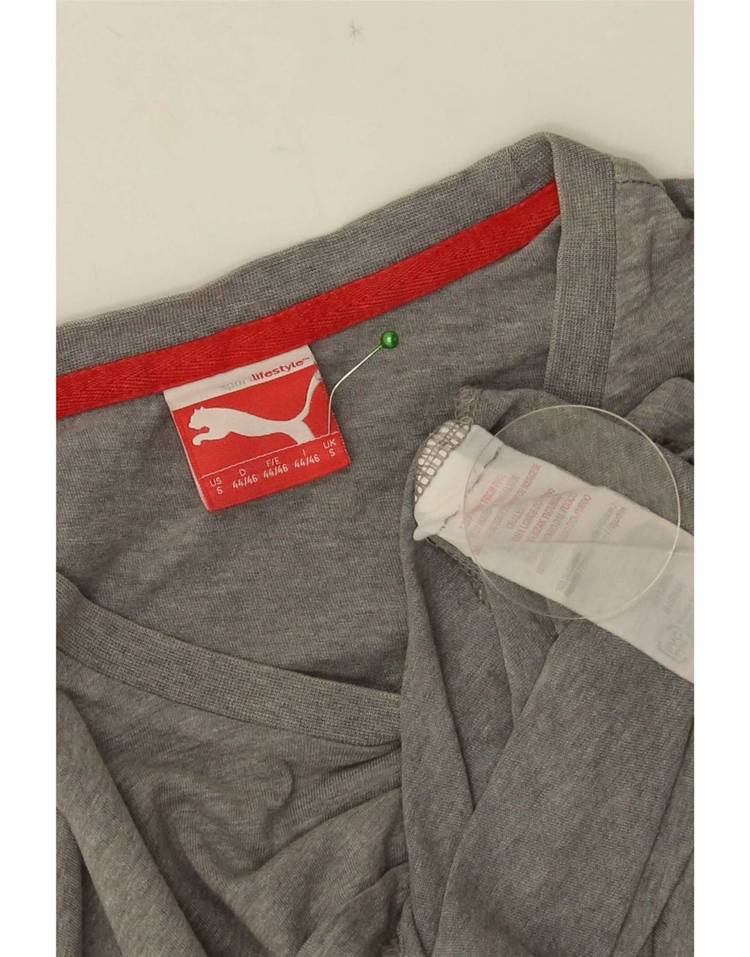 Puma herre T-shirt top lille grå bomuld