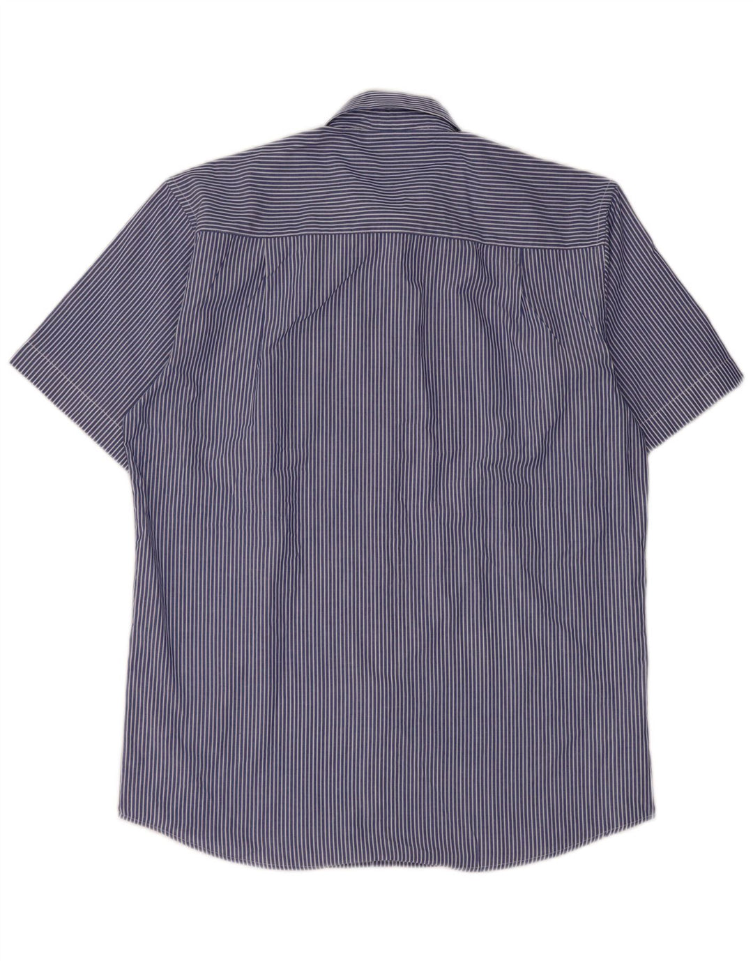 Pierre Cardin Herre kortærmet Regular Fit skjorte Medium Blue Pinstripe
