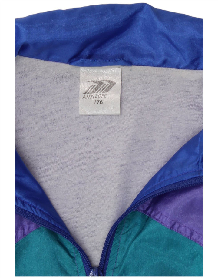 Vintage træningsdragt til piger Topjakke 15-16 år Flerfarvet Colourblock