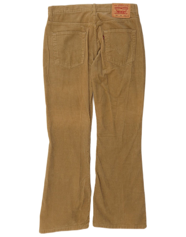 Levi's Herre 584 Bootcut Corduroy Bukser W32 L30 Beige Bomuld