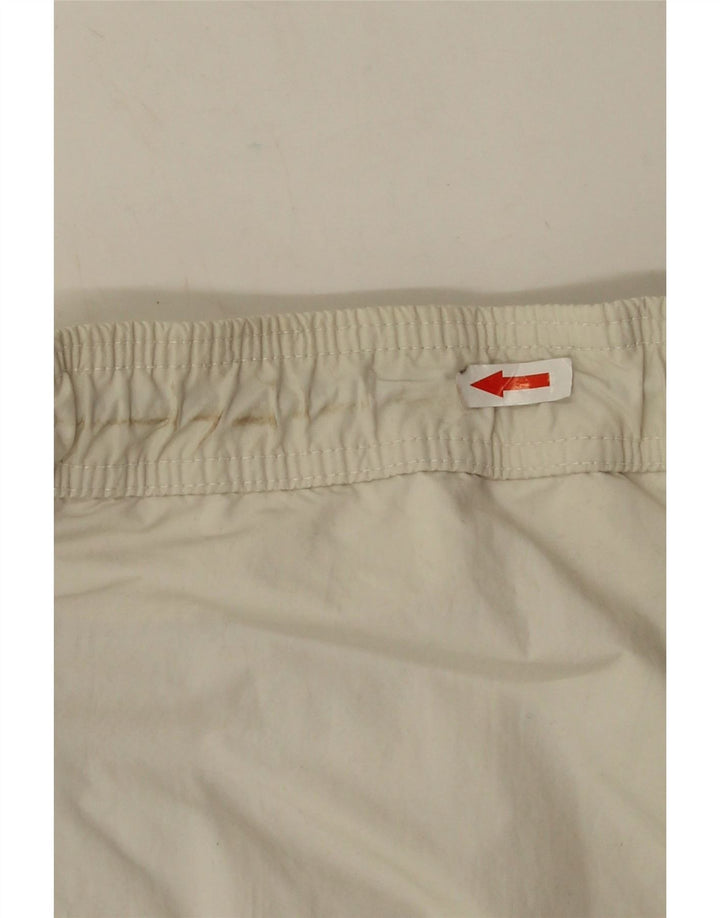 Saint Barth Herre grafiske svømmeshorts 2XL Hvid polyamid