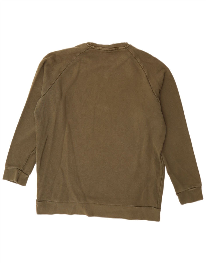 Adidas Sweatshirt til mænd, stor Khaki Bomuld