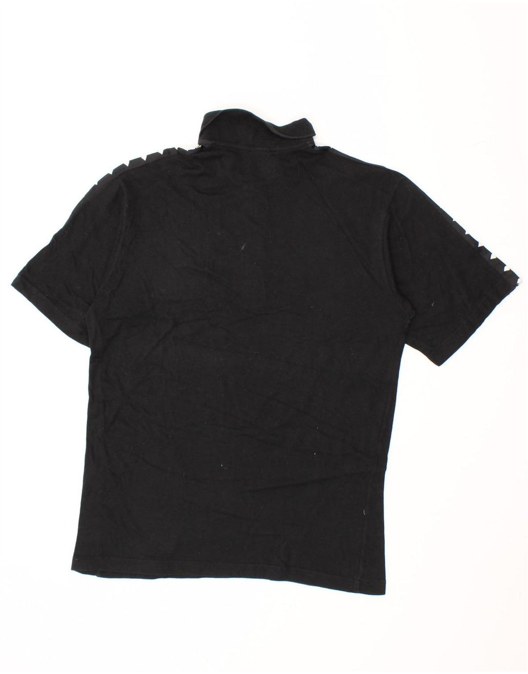 ARENA Mens Graphic Polo Shirt Medium Black Cotton Vintage Arena and Second-Hand Arena from Messina Hembry 