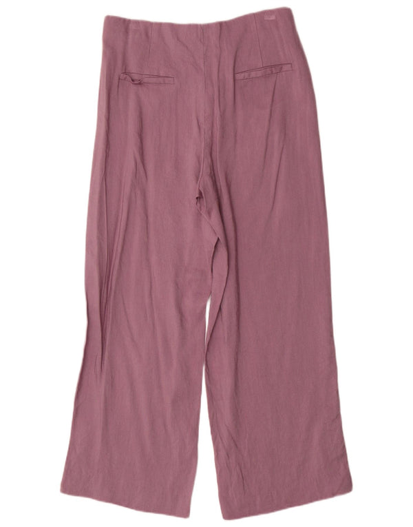 Massimo Dutti Dame Chinobukser med brede ben EU 38 Small W28 L27 Lilac