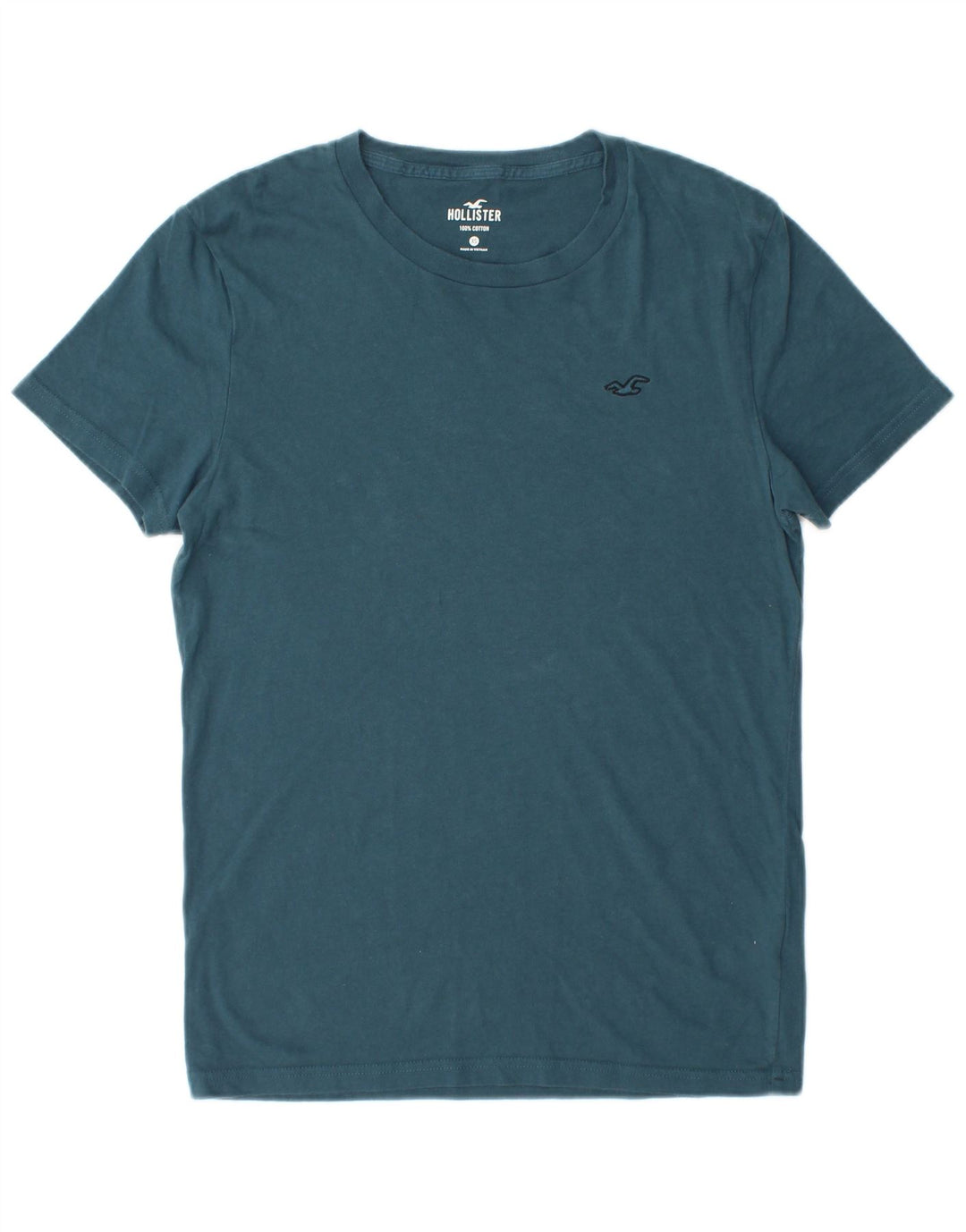 HOLLISTER Herre T-Shirt Top XS Blå Bomuld