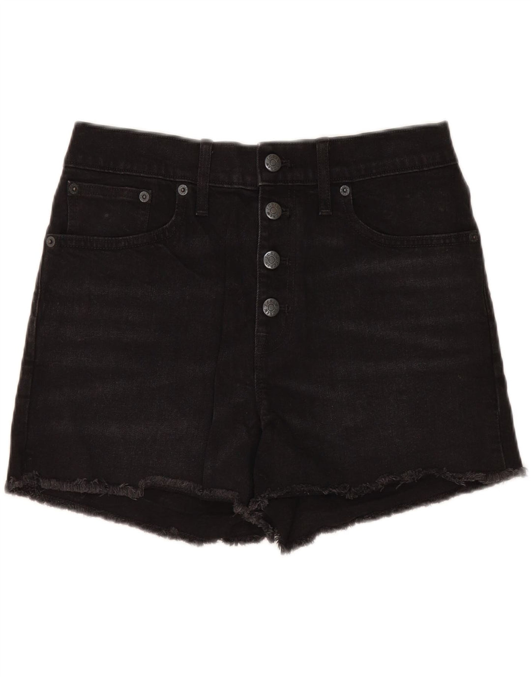 J. CREW Womens Denim Shorts W27 Small Black Cotton Vintage J. Crew and Second-Hand J. Crew from Messina Hembry 