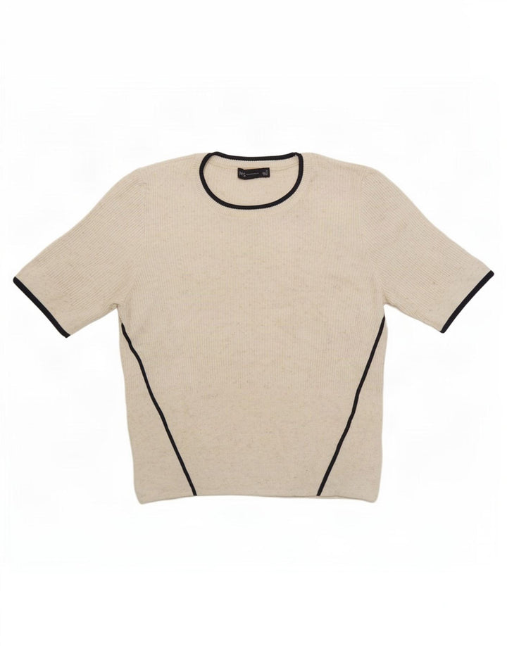 Marks & Spencer Damebluse Top UK 16 Large Off White Polyamid