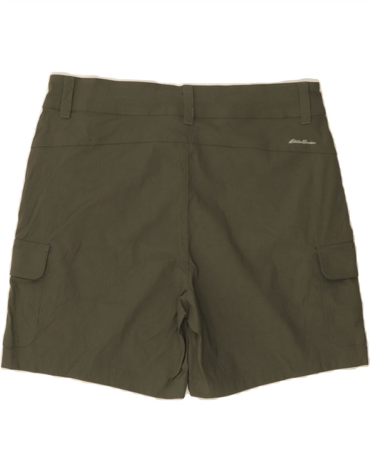 EDDIE BAUER Womens Cargo Shorts US 10 Large W34 Green Nylon Vintage Eddie Bauer and Second-Hand Eddie Bauer from Messina Hembry 