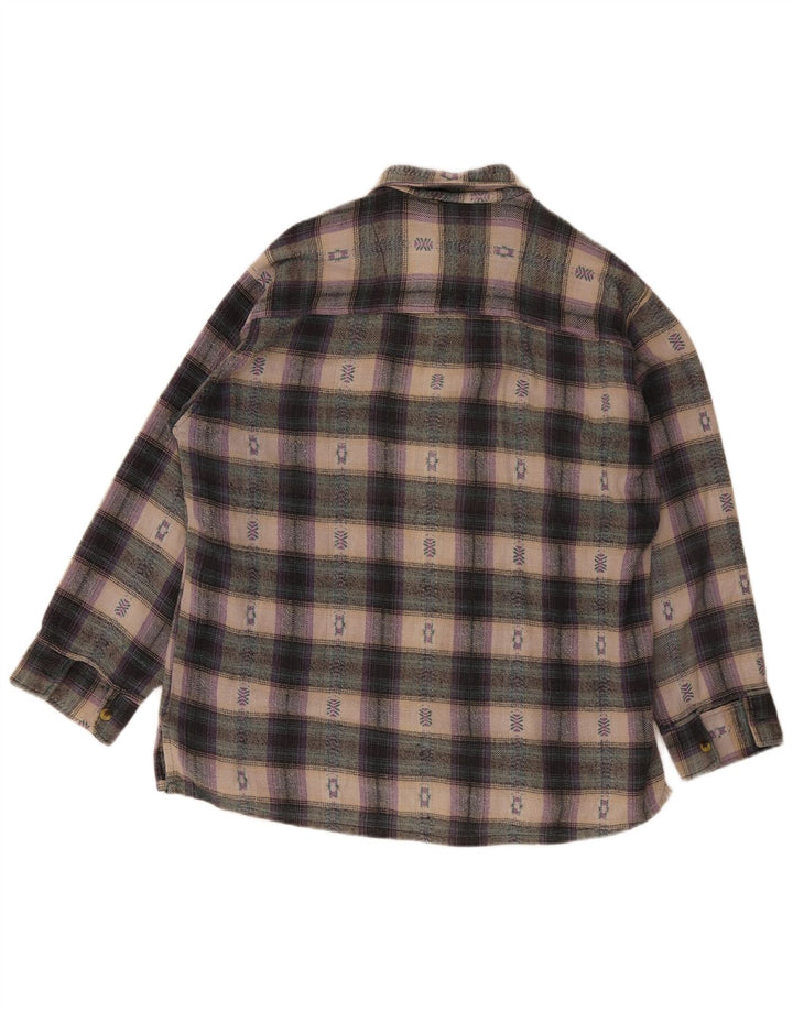 S.S.Shirties Herre Loose Fit Flanellskjorte Medium Flerfarvet Ternet