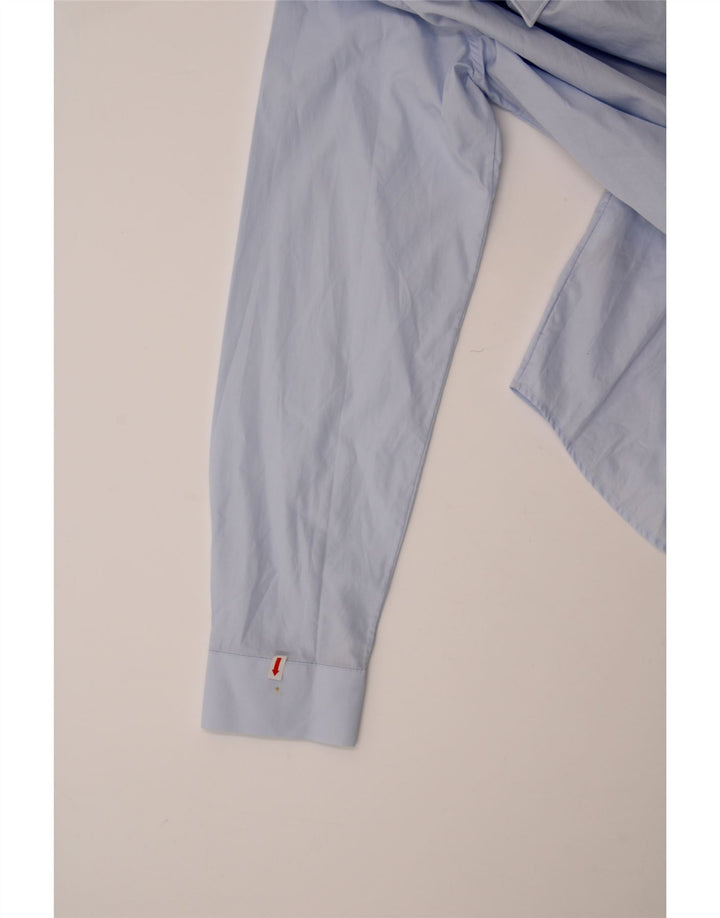 COS Mens Shirt Size 38 Medium Blue Cotton Vintage Cos and Second-Hand Cos from Messina Hembry 