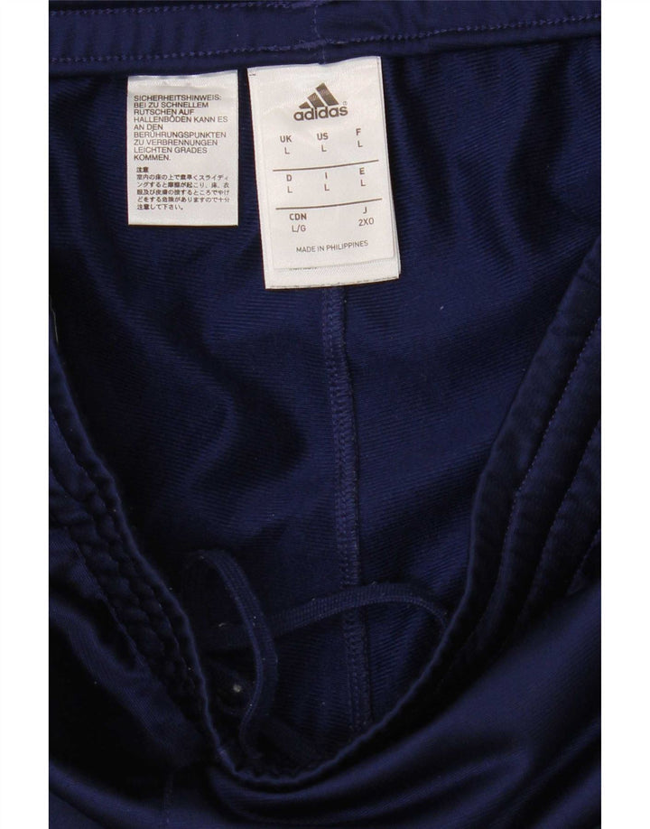 Adidas Herre træningsdragt Bukser Joggers Large Navy Blue Polyester