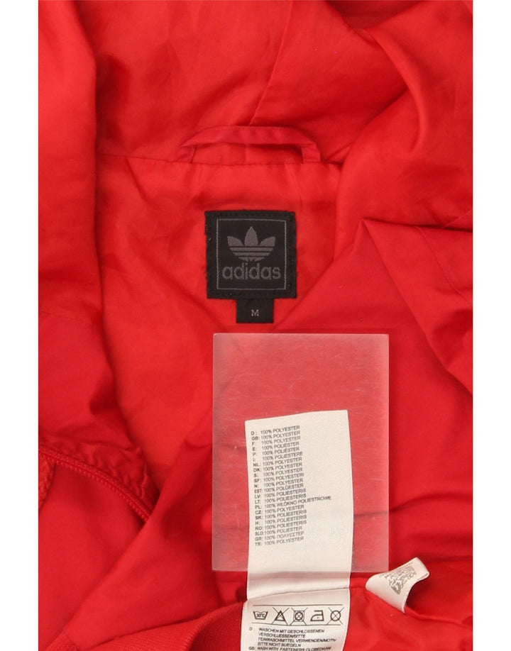 Adidas Træningsdragt med hætte til mænd Topjakke Medium Rød Colourblock Polyester