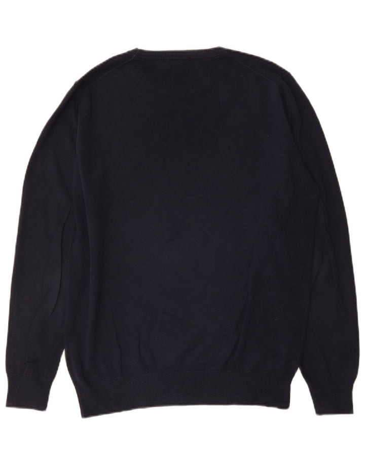 Liu Jo Herre sweater med rund hals, medium marineblå