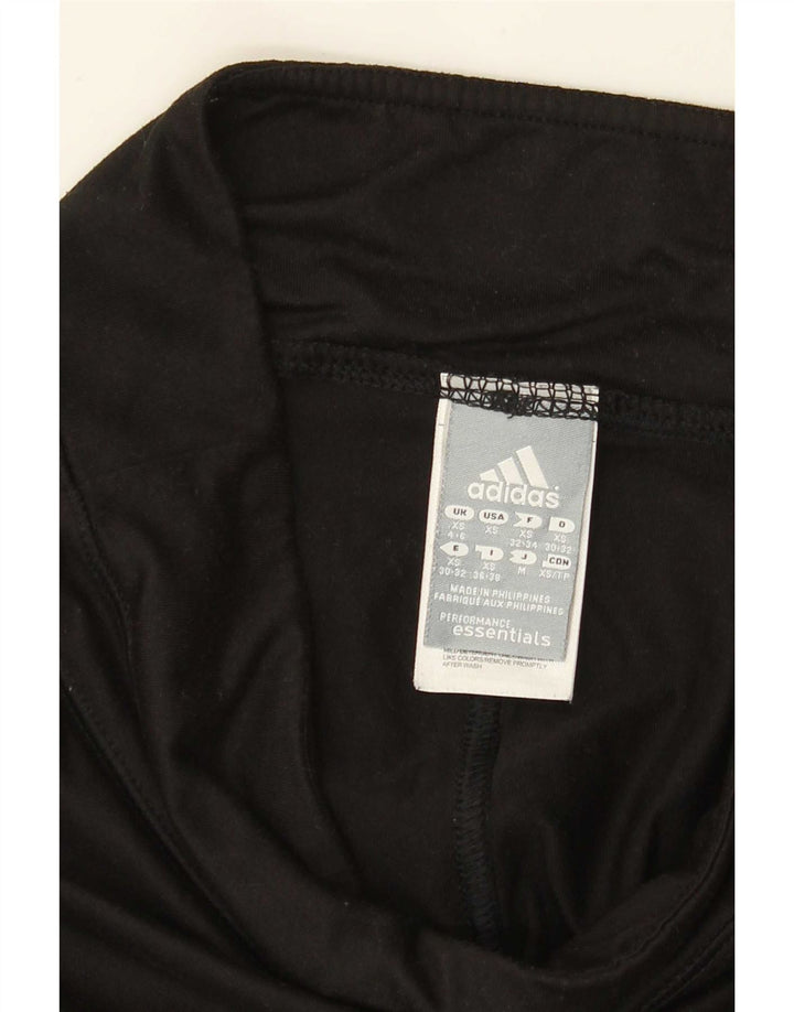 Adidas Womens Climalite Leggings UK 4/6 XS Sort polyester