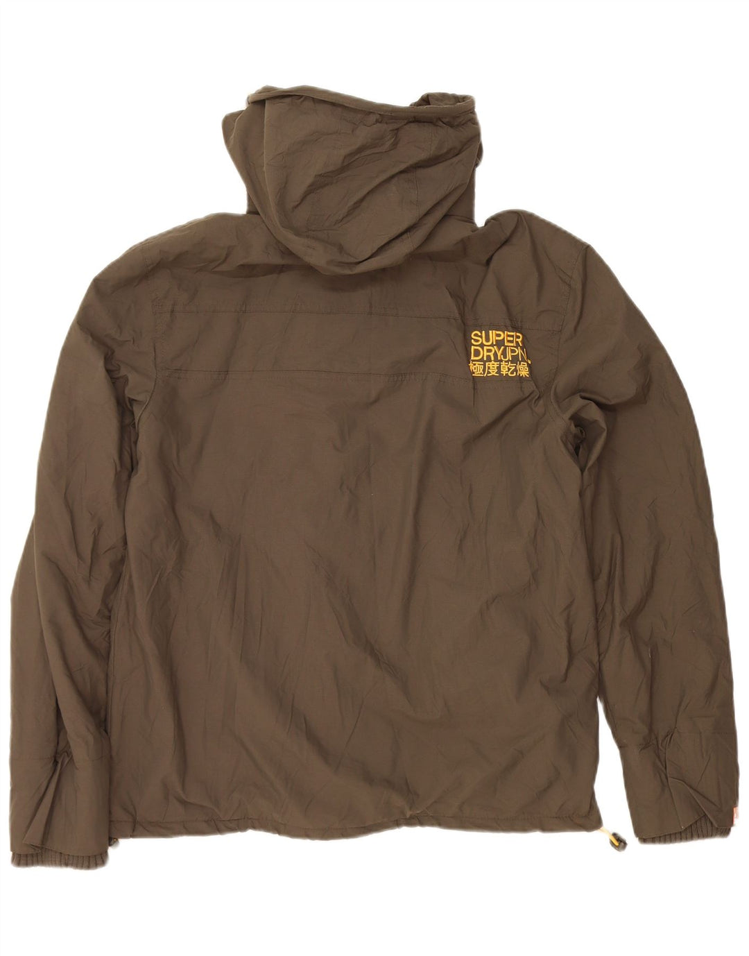 Superdry Herre The Windcheater Graphic Windbreaker Jacket UK 40 Large Khaki