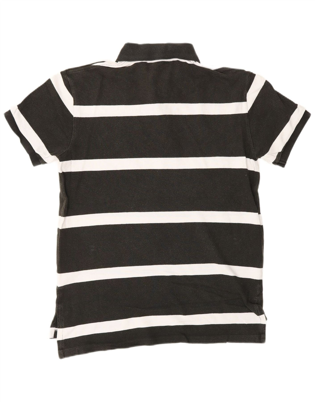 POLO RALPH LAUREN Herre Custom Fit Polo Shirt Medium Sort Stribet Bomuld