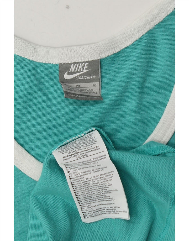 NIKE Herre grafisk vest Top Medium turkis bomuld