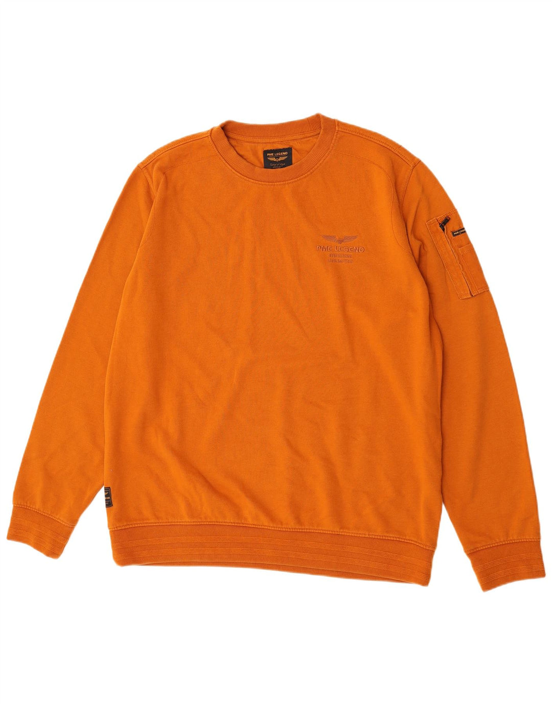 Pme Legend Herre Sweatshirt Jumper 2XL Orange Bomuld