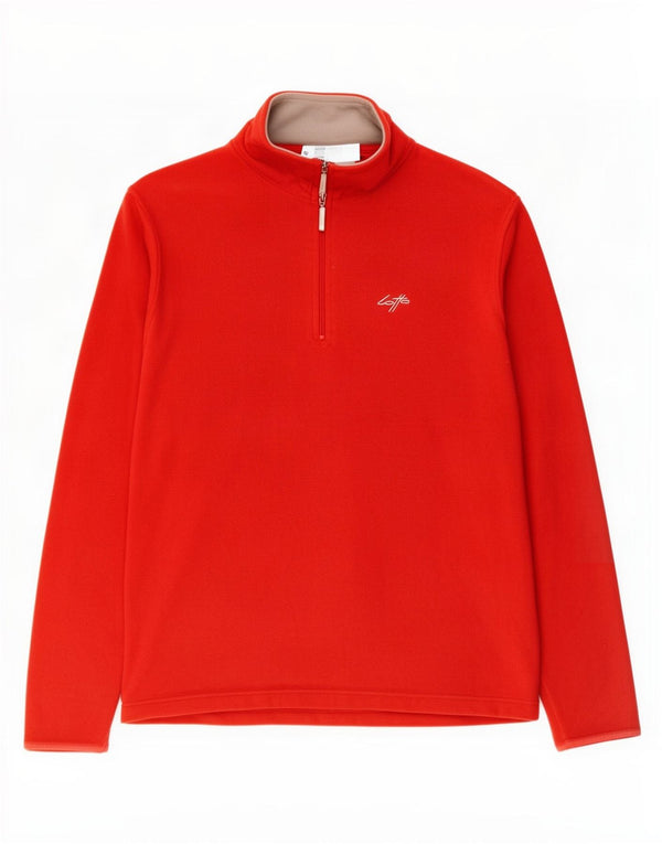 Lotto Dame Fleece Jumper med lynlås DK 20 2XL Rød Polyester