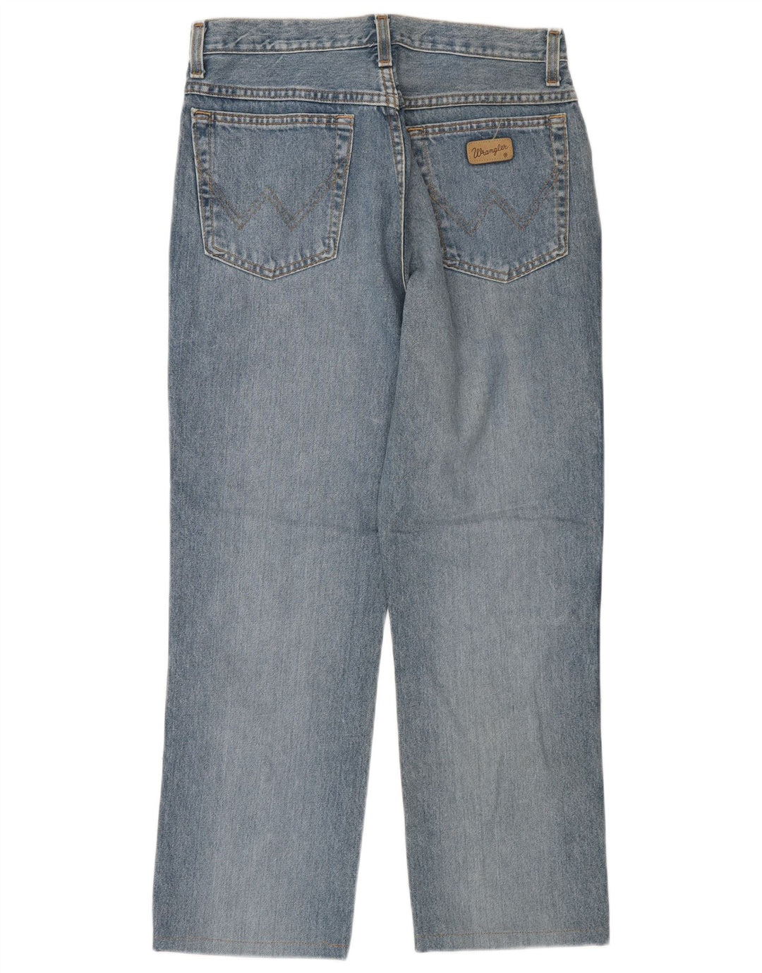 Wrangler Herre Texas Straight Jeans W32 L28 Blå Bomuld