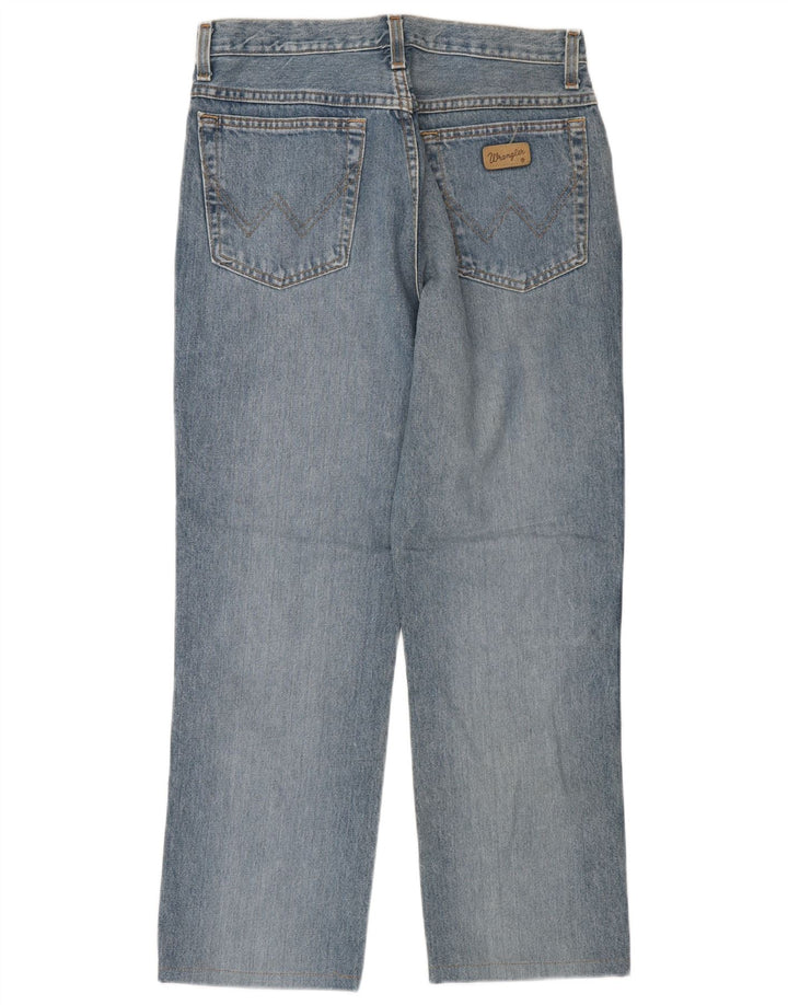 Wrangler Herre Texas Straight Jeans W32 L28 Blå Bomuld