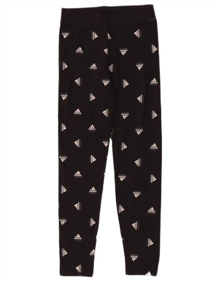 Adidas piger grafiske leggings 13-14 år sort