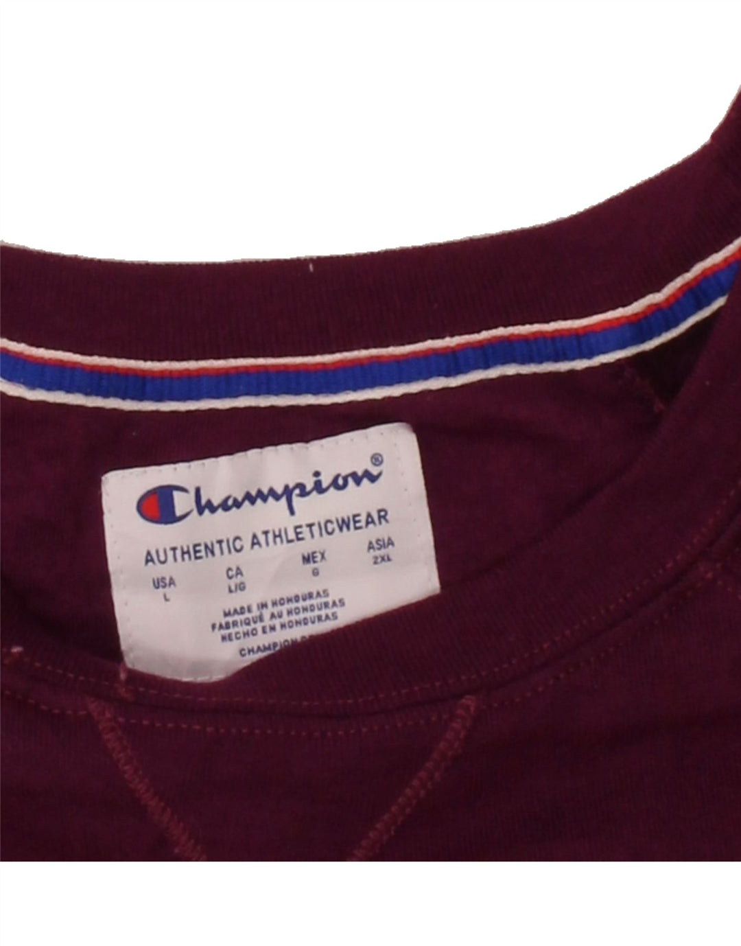 CHAMPION Womens Sweatshirt Jumper UK 16 Large Purple Polyester Vintage Champion and Second-Hand Champion from Messina Hembry 