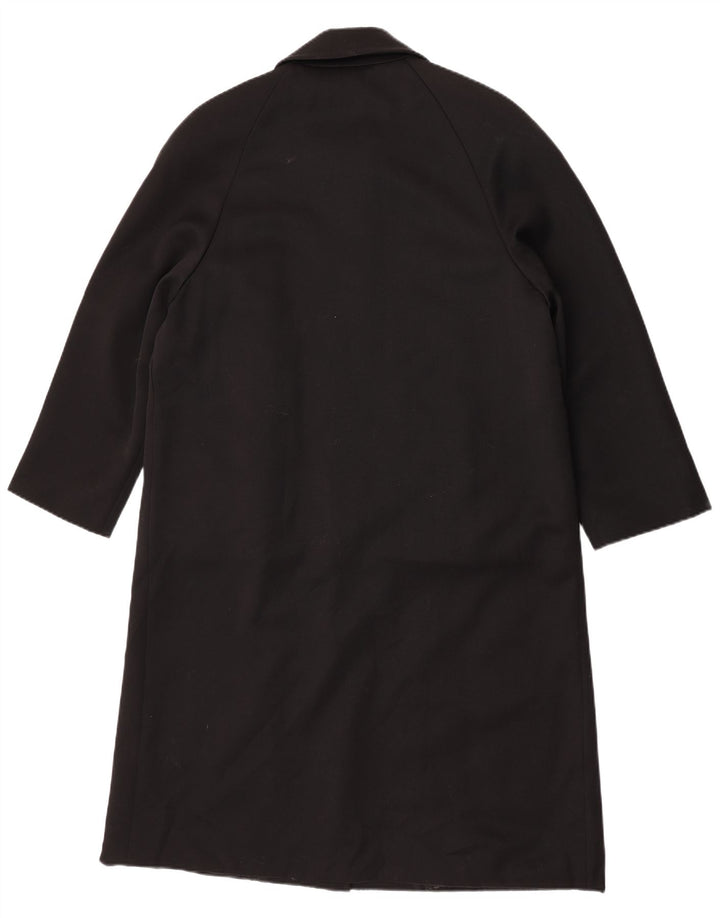 Vintage overfrakke til kvinder IT 46 Large Black Virgin Wool