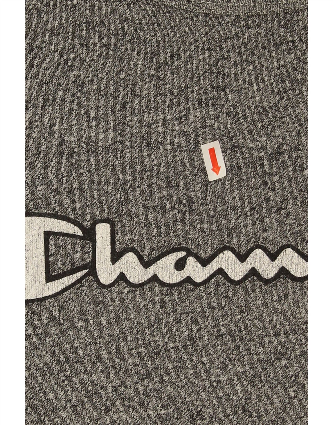Champion Herre Grafisk T-Shirt Top XL Grå Flecked