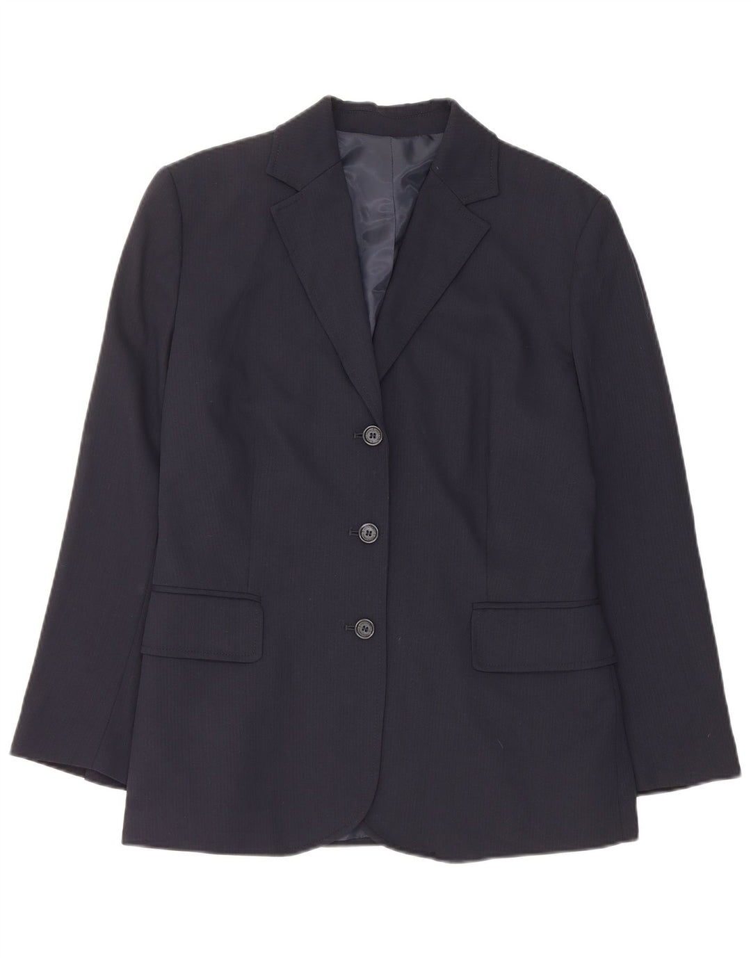 Dolce & Gabbana Dame 3-knaps blazerjakke IT 44 Medium Marineblå