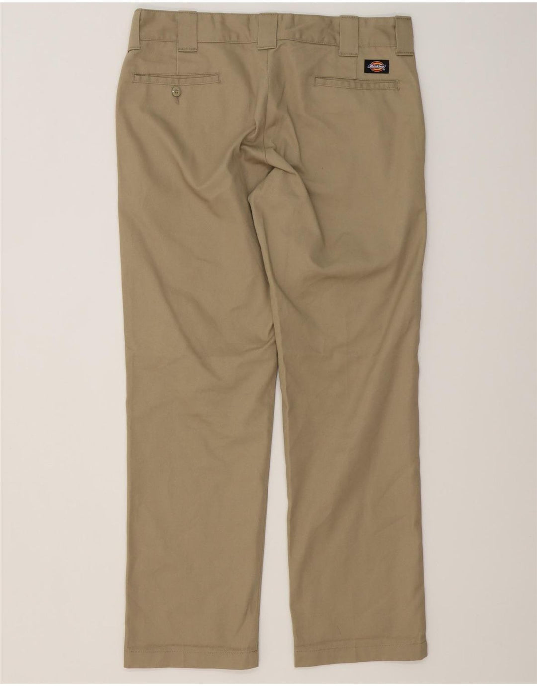 DICKIES Herre Slim Straight Chino Bukser W34 L32 Beige Polyester