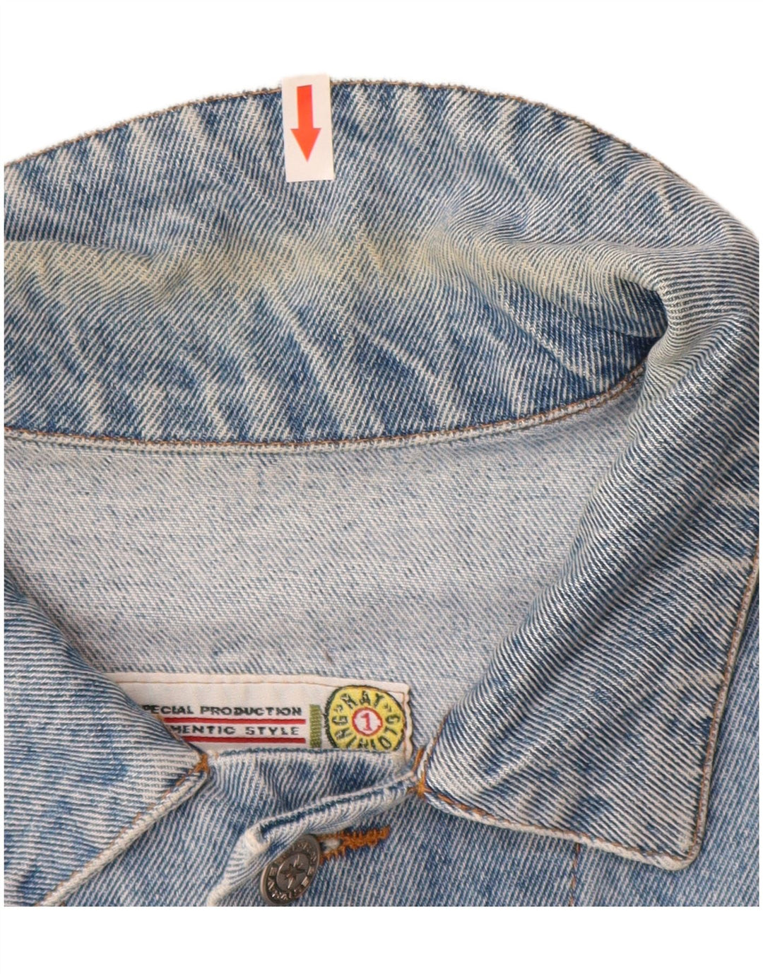 Raybest Herre denimjakke UK 42 XL Blå Bomuld