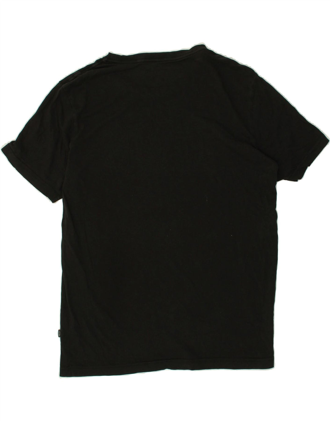 PUMA Mens Graphic T-Shirt Top Medium Black Cotton | Vintage Puma | Thrift | Second-Hand Puma | Used Clothing | Messina Hembry 