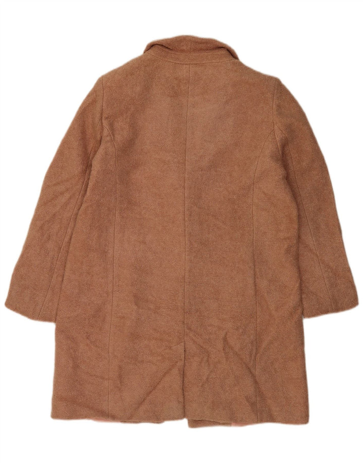 Oasis Dame Overfrakke UK 16 Stor Brun Polyester