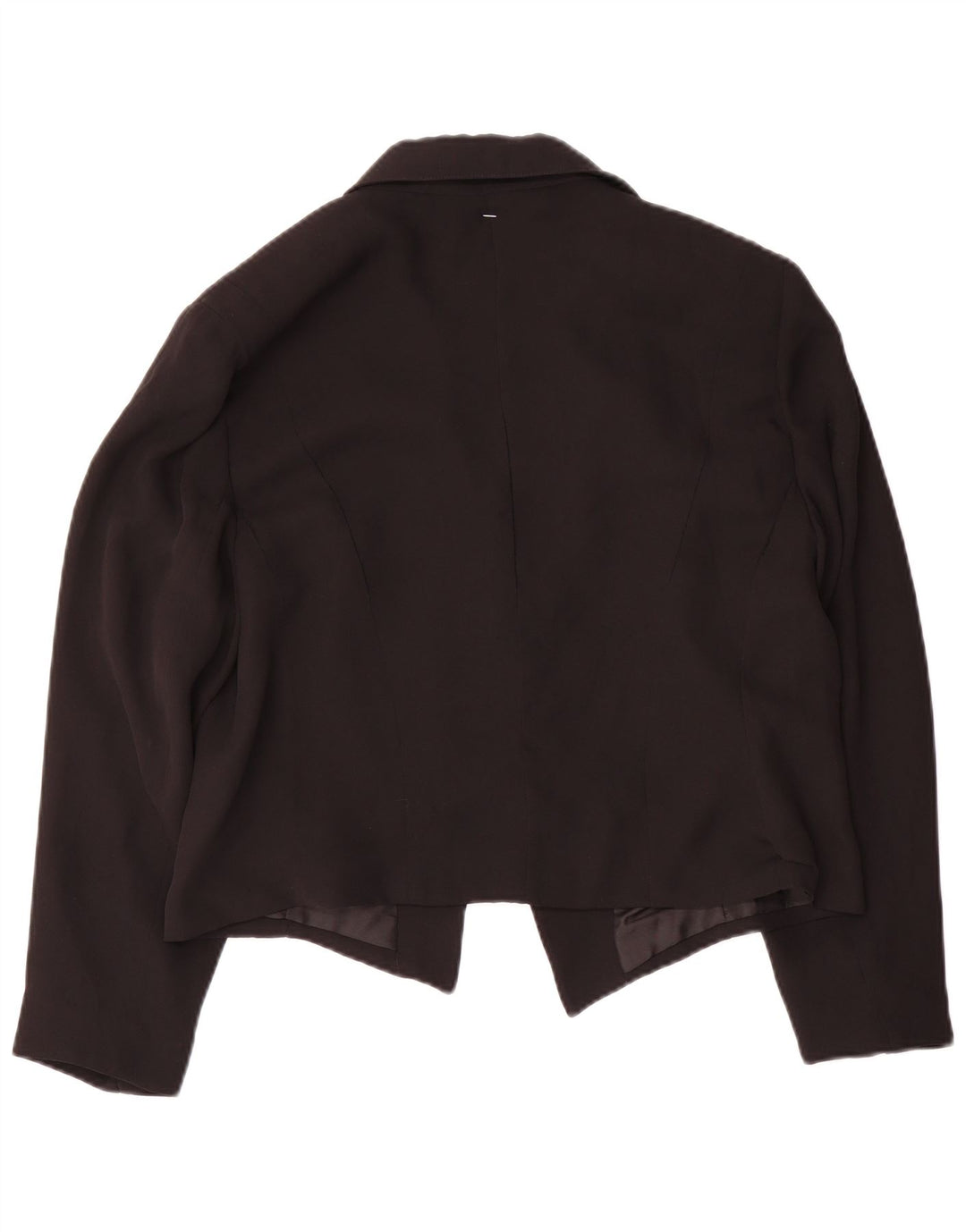 Dorette Dame Crop 1 Knap Blazer Jakke IT 42 Medium Sort Blomster