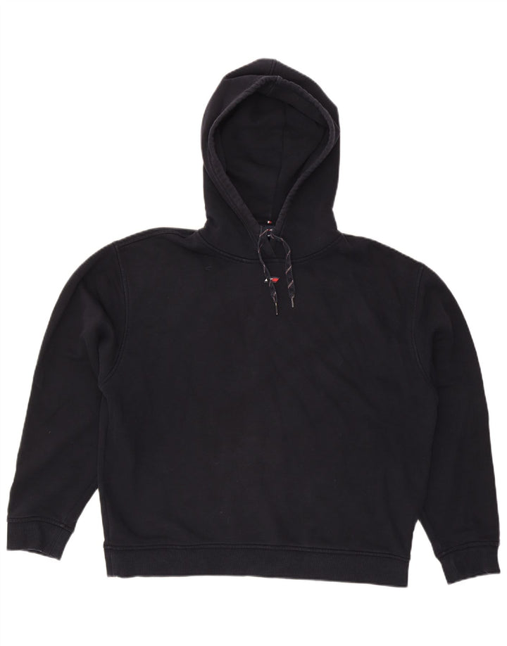 Tommy Hilfiger Dame Oversized Hoodie Jumper UK 14 Medium Navy Blue