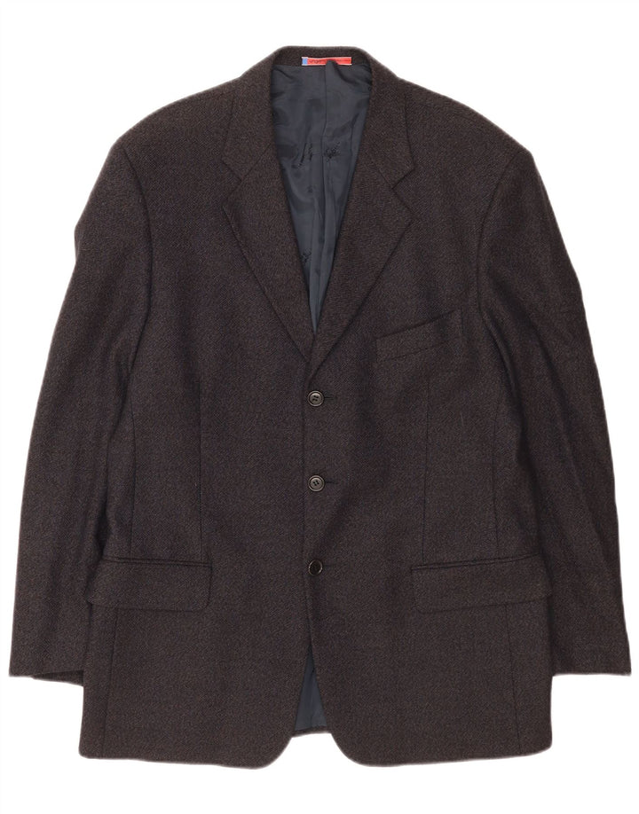 Ungaro Herre 3-knaps blazerjakke IT 52 XL Grå Virgin Wool