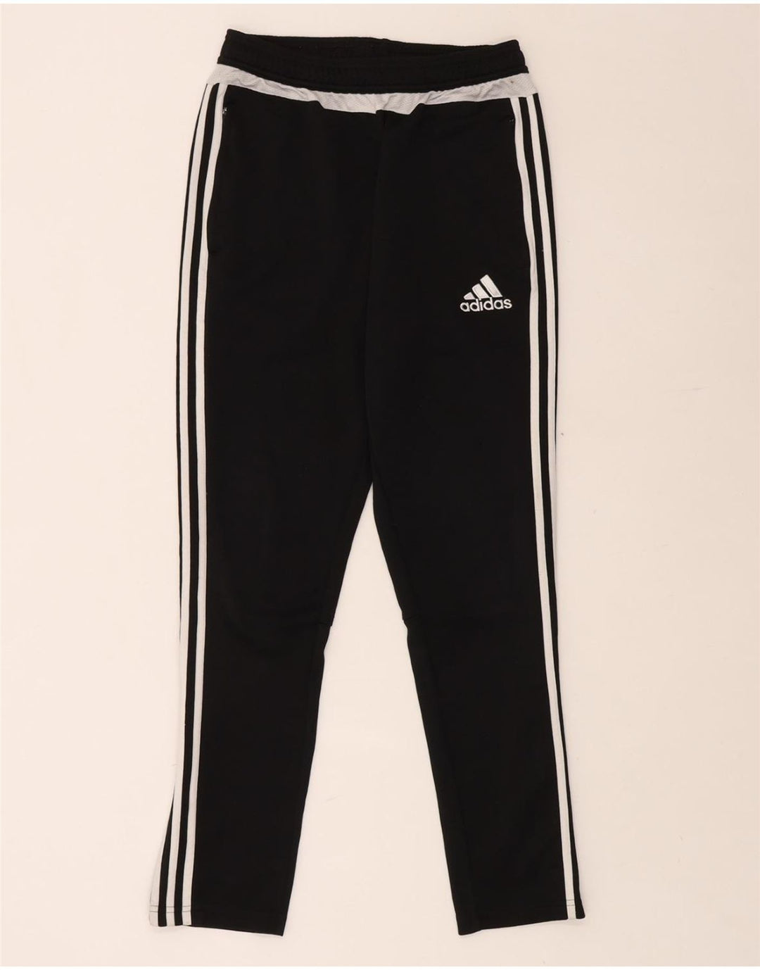 ADIDAS drenge Climacool træningsdragt bukser 13-14 år sort polyester