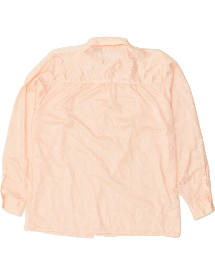 VINTAGE Womens Shirt UK 16 Large Pink Viscose | Vintage Vintage | Thrift | Second-Hand Vintage | Used Clothing | Messina Hembry 