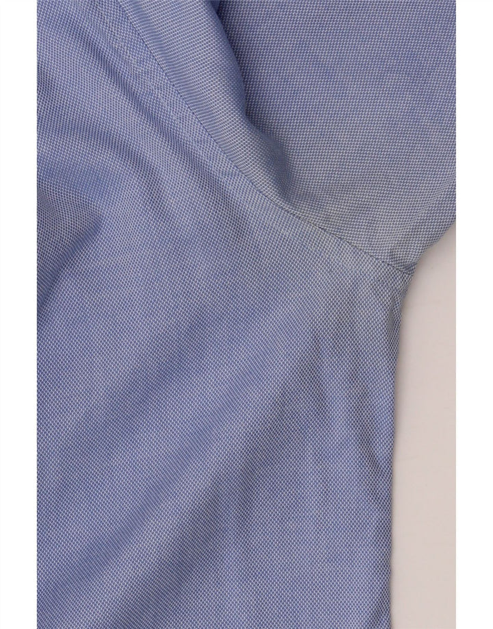 TOMMY HILFIGER Skræddersyet herreskjorte str. 37 14 1/2 Lille blå bomuld