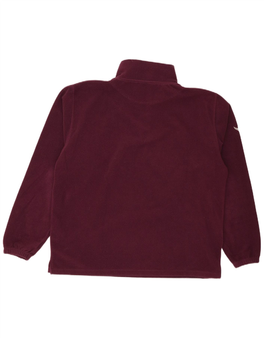 Trigema Fleece Jumper med lynlås til mænd Large Burgundy Polyester
