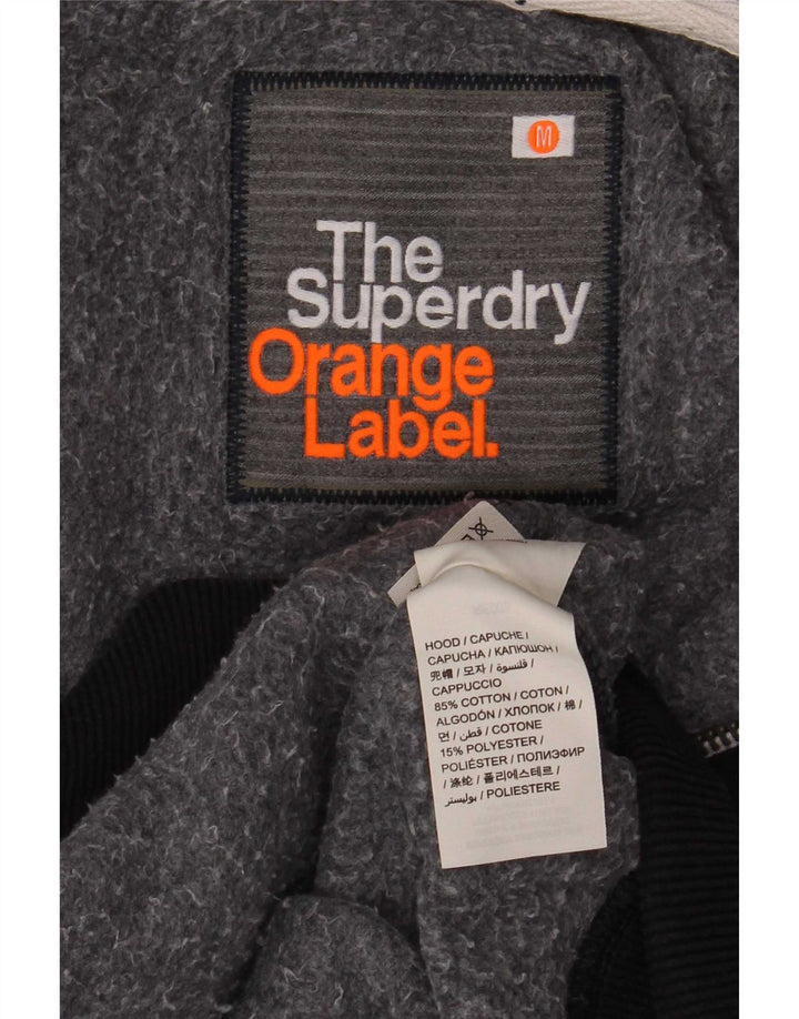 Superdry Hættetrøje med lynlås til mænd mellem marineblå bomuld