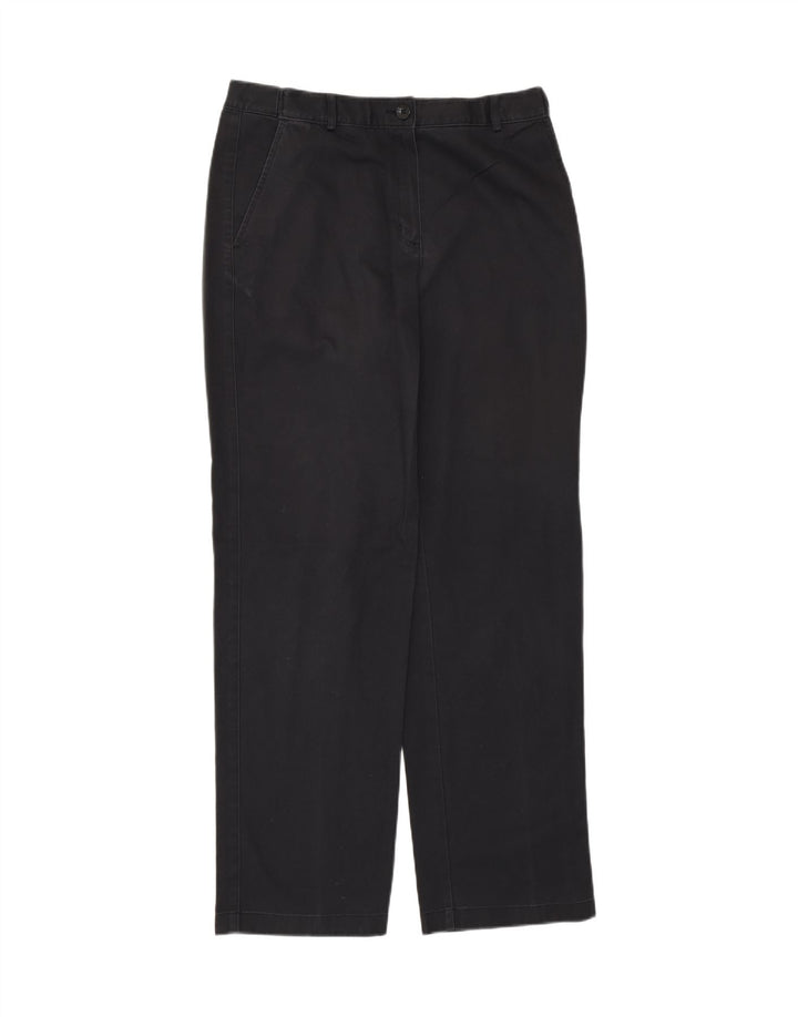 Zara Dame Højtaljede Straight Jeans EU 38 Small W28 L32 Blå Bomuld