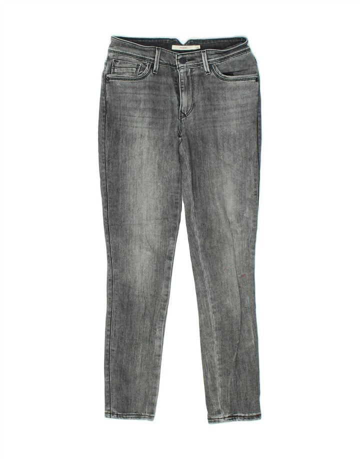LEVI'S Womens 711 Skinny Jeans W26 L27 Grey Cotton Vintage Levi's and Second-Hand Levi's from Messina Hembry 