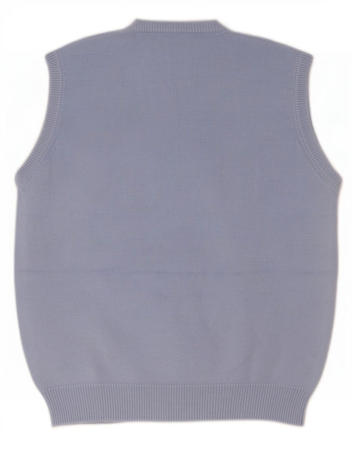 Fred Perry Herrevest Tank Top Medium Blå Bomuld