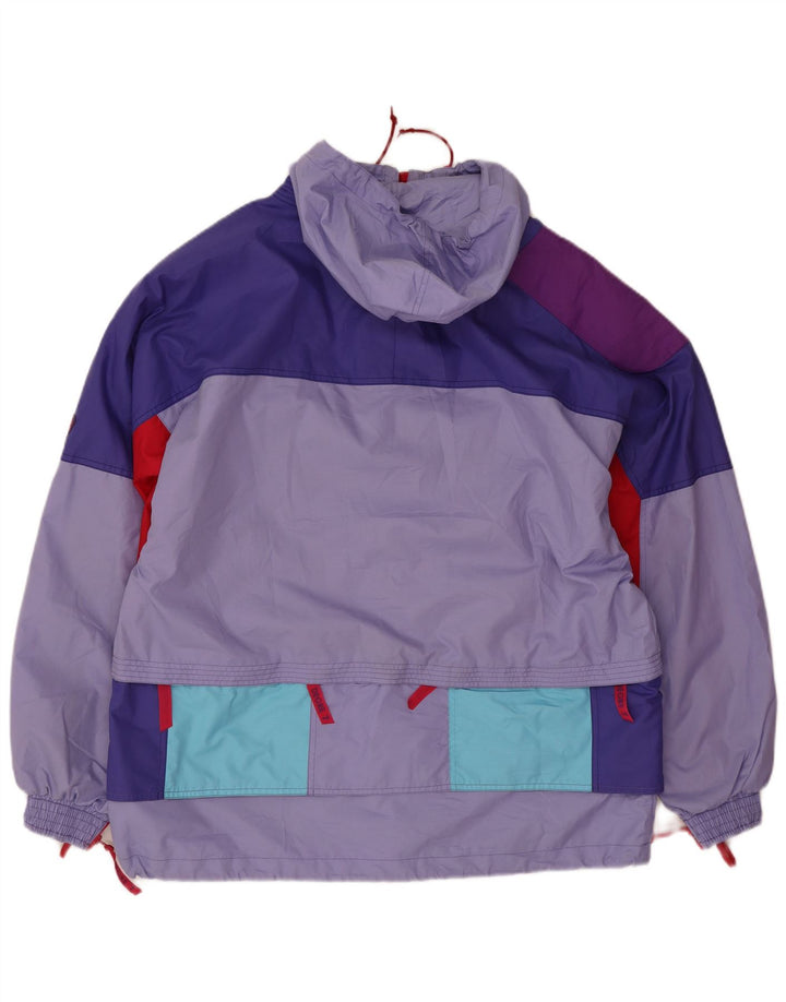 Degre 7 Herre Pullover Hætte Skijakke UK 38 Medium Lilla Colourblock