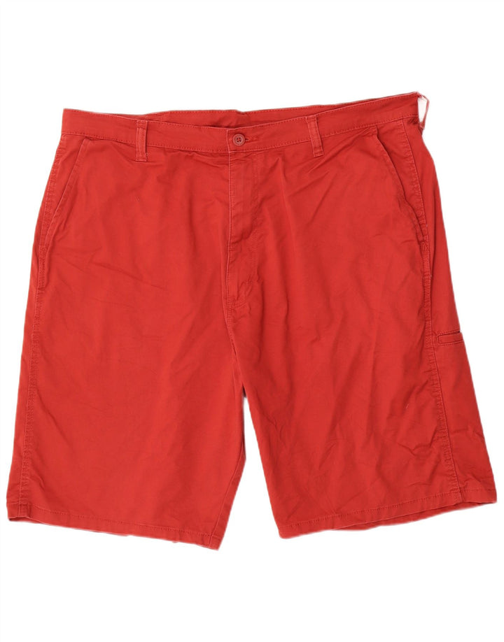 Wrangler Herre Cargo Shorts W38 XL Rød Bomuld