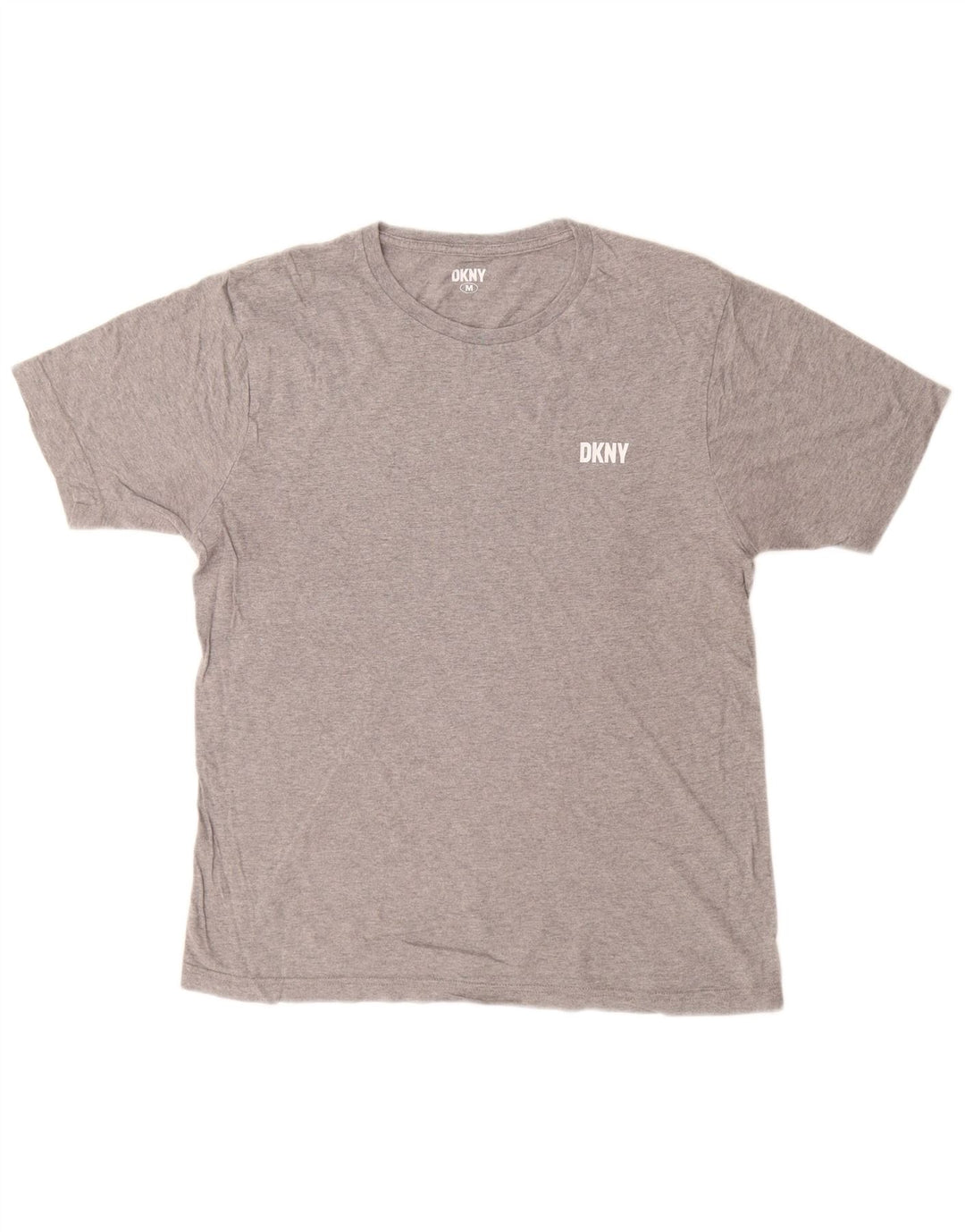 DKNY Herre T-shirt Top Medium Grey Flecked Bomuld