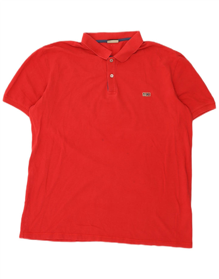 Napapijri Herre Polo Shirt 2XL Rød